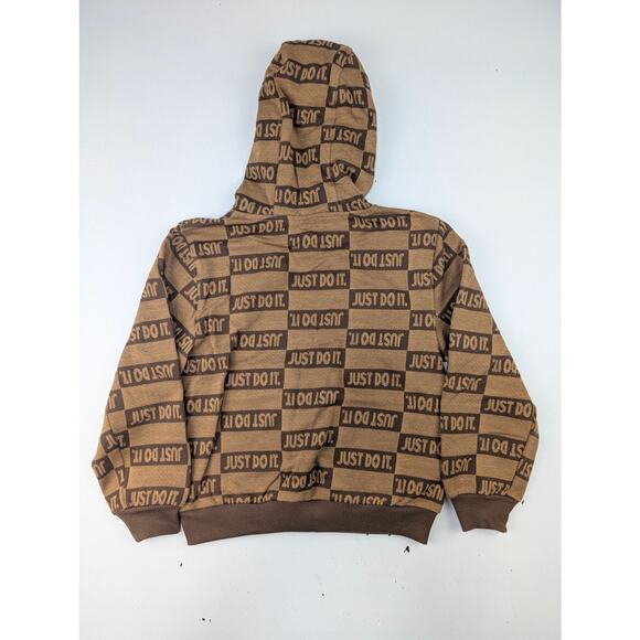 Nike Youth 7 Brown Logo Hoodie & Jogger Set - Picture 4 of 7